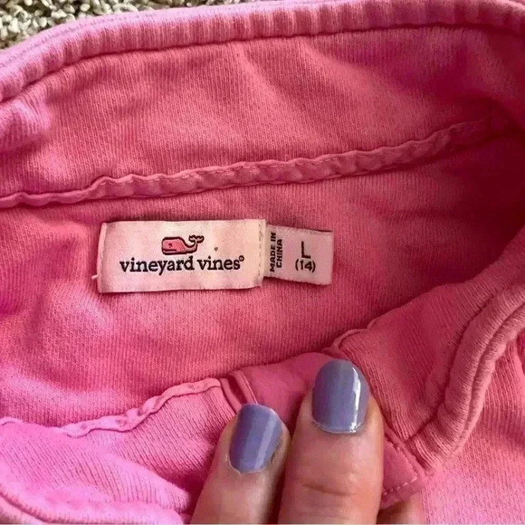 Vineyard Vines Youth 1/4 Snap Sweatshirt - Picture 5 of 7